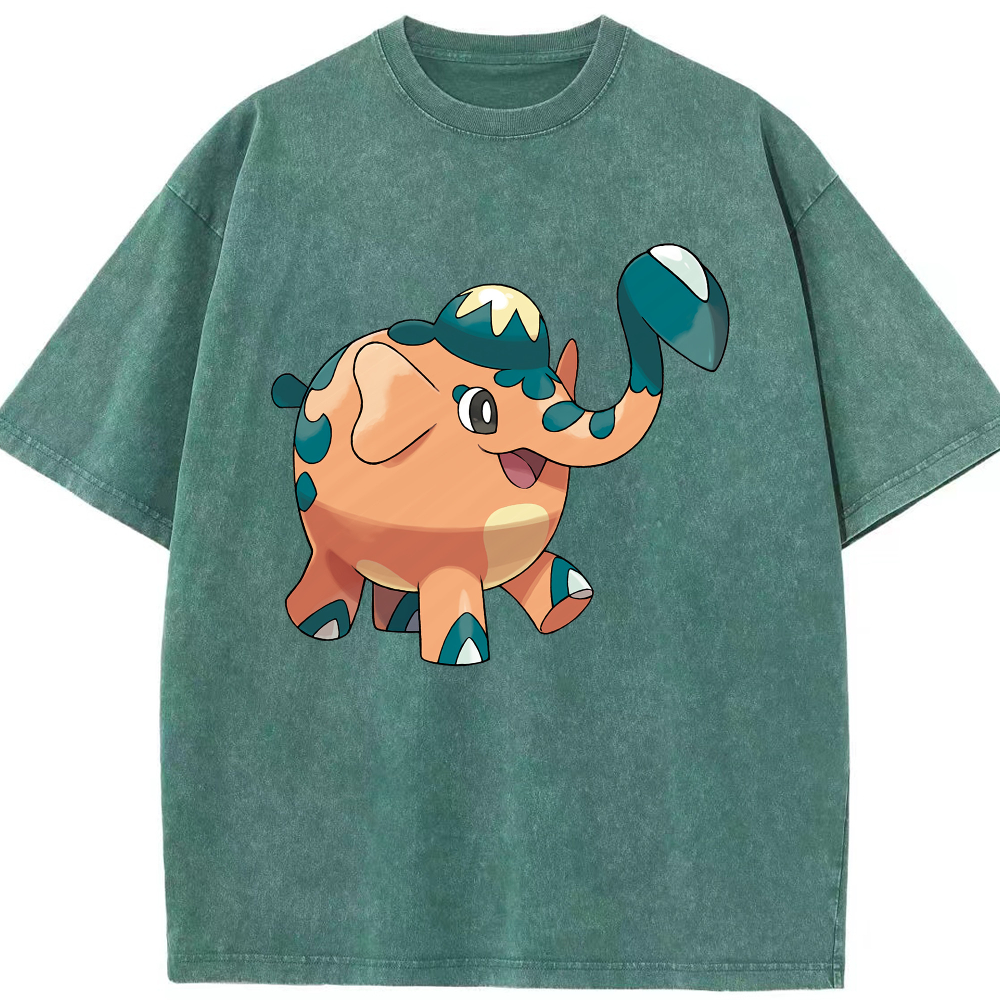 （画像用） ポケットモンスター Pokémon 綿100% ヴィンテージ風 半袖Tシャツ（フロントプリント）